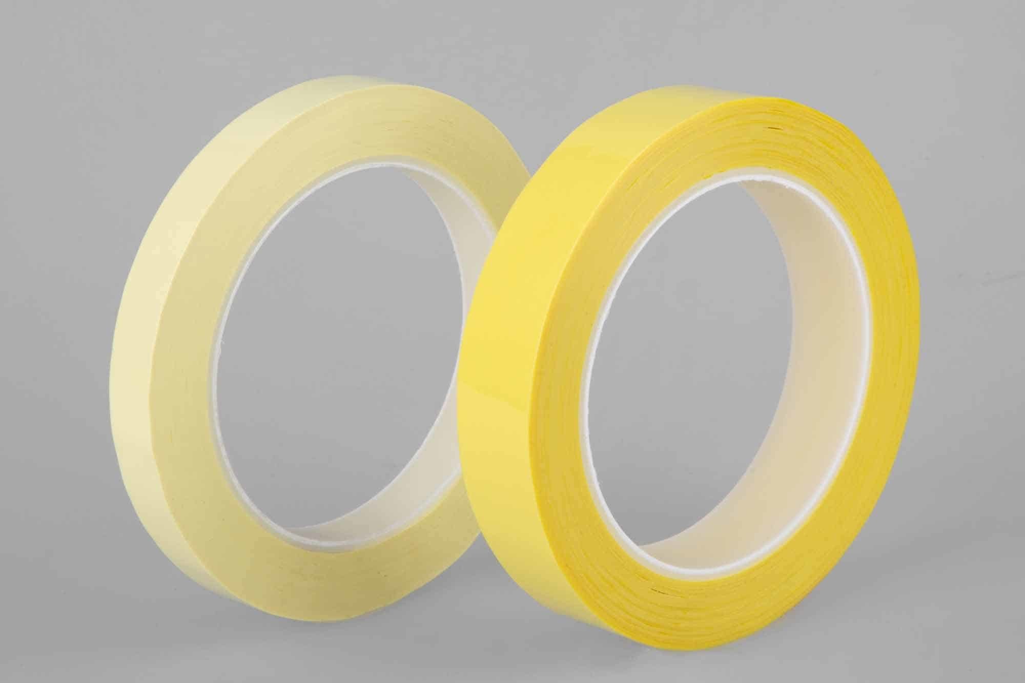 Polyester Tape - 60mic Thickness, Ivory And Light White Colors | Acrylic Adhesive, 130°c Temperature Withstand For Motor Insulation