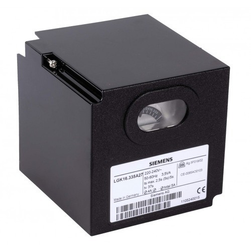 Siemens Gas Burner Sequence Controller - Rated 240 Volt, Metal Base | 50-60 Hertz Frequency, Painted Finish, Model Lgk 16.335