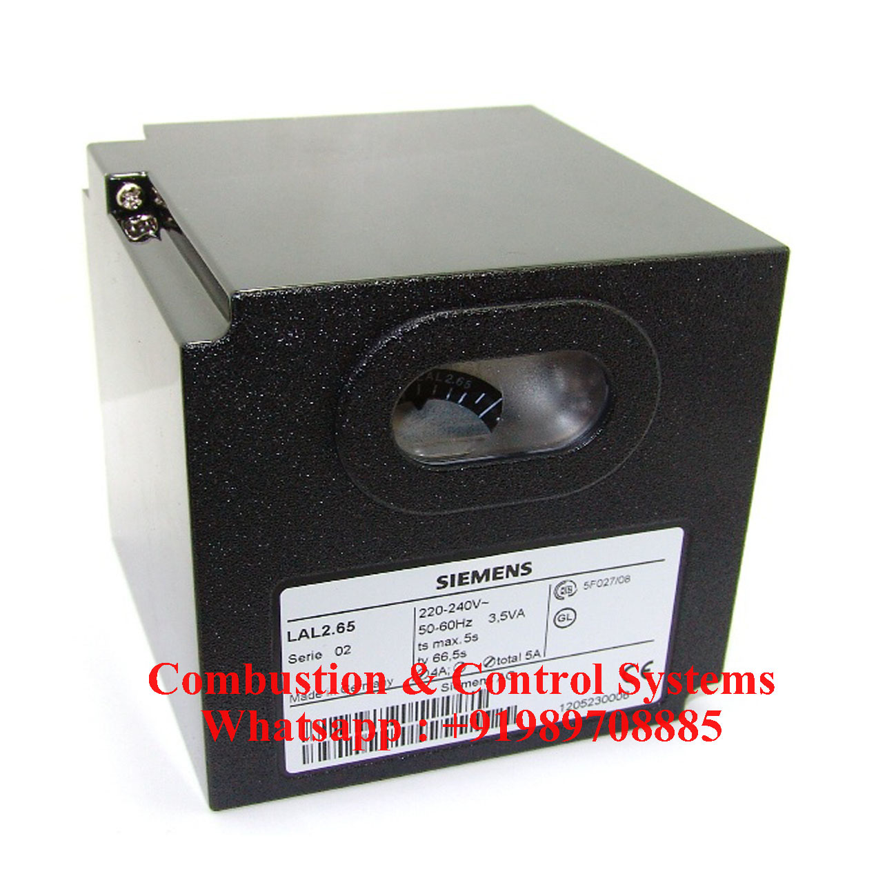 Boiler Sequence Controller Lal 2.65 Frequency (Mhz): 60 Hertz (Hz)