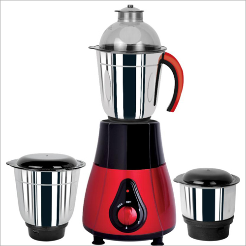 Electric Mixer Grinder - Metal, 3 Jars, 220 Volt Power | 1-year Warranty, Low Maintenance, Long Life, Ideal For Smooth Mixing And Juice Extraction