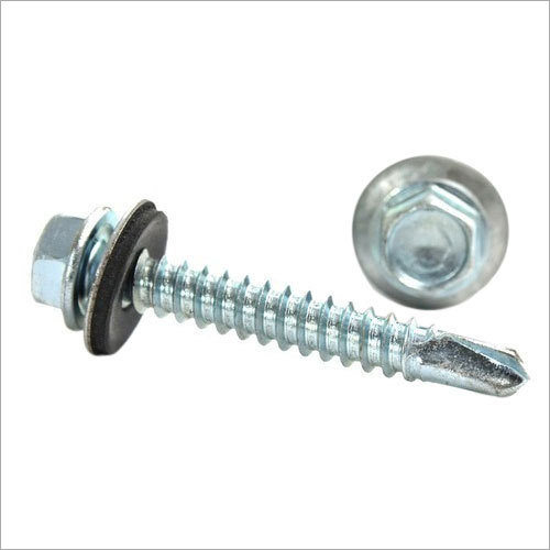Self Drilling Screw - Multi-size, Polished Finish | Light Weight, Non-abrasive, Sharp Flat Point For Easy Drilling
