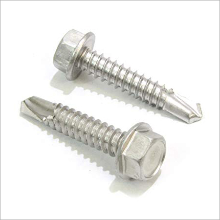 Self Drilling Screw - Multi-size, Polished Finish | Light Weight, Non-abrasive, Sharp Flat Point For Easy Drilling