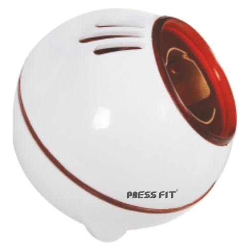 Pressfit Diya 2-in-1 Angle + Batten Lamp Holder - Plastic Material, White Color | Modern Design, Electric Power Source, Copper Contact Terminals