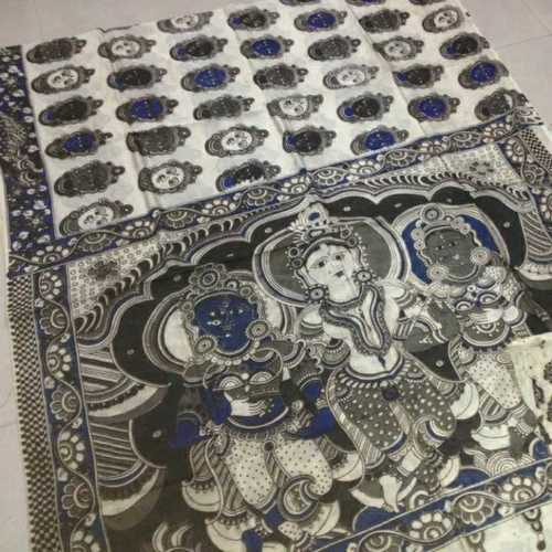 Available In Different Color Kalamkari Casual Saree