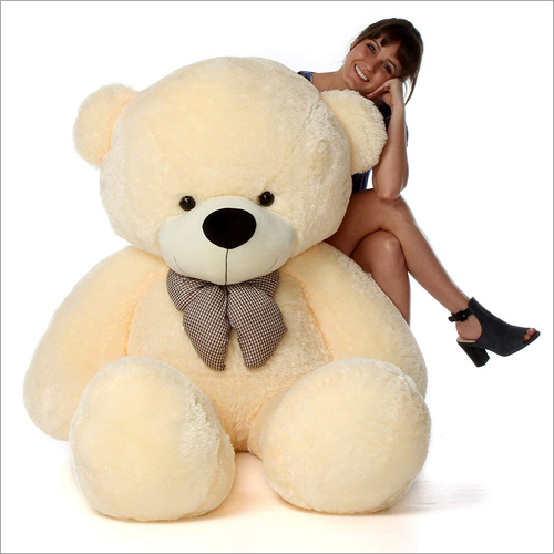 Soft Plush Teddy Bear Toy - Poly Fiber Stuffed, Sizes 2ft-8ft, Assorted Colors | Ideal for Decoration & Gifting, Easy to Clean & Maintain