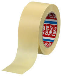 Masking Tapes - Crepe Paper Material, Round Shape, White Color | Single Side Adhesive, Ideal For Sealing And Masking