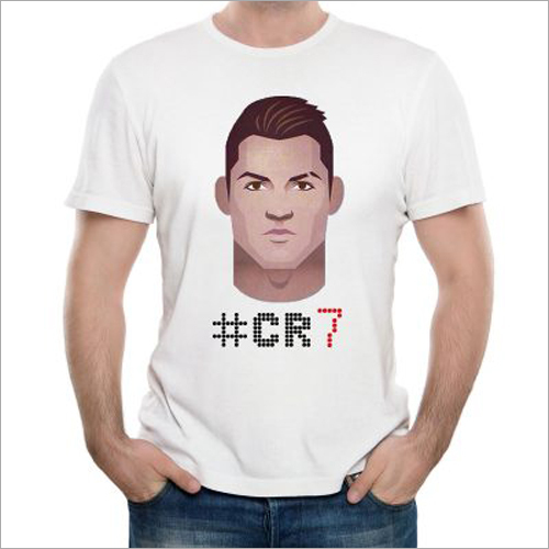 Available In Multicolor Ronaldo Print T Shirt