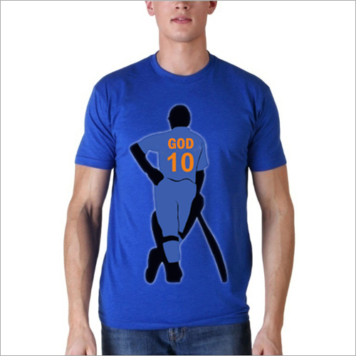 Available In Multicolor Mens Customized Print T Shirt