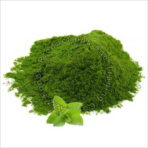 Mint Powder - 1 Year Shelf Life, Pure Natural Green Herb, Ideal for Culinary and Health Uses
