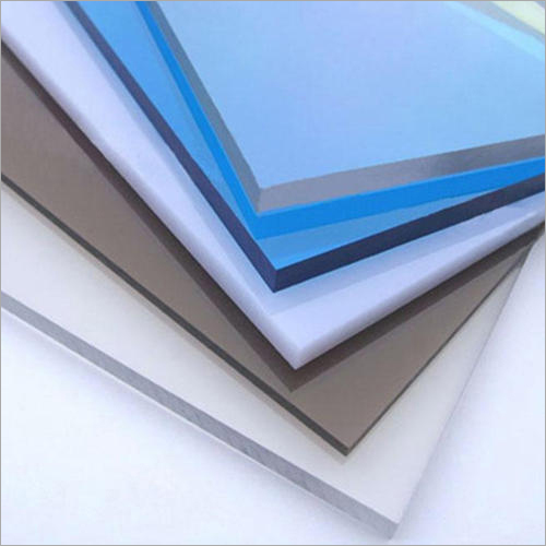 Polycarbonate Solid Sheet - 2mm to 12mm Thickness, Light Diffusion Feature, Available in Blue, Green, Bronze, Clear, White