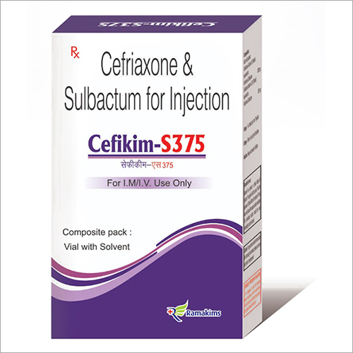 Cefriaxone And Sulbactam - Liquid Injection Solution | Suitable For Adults, Teenagers, Aged Persons, Women, Stored At Normal Temperature