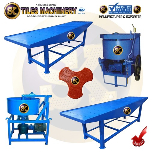 Paver Tiles Making Machine - 220V, Vibration Table Sizes: 10x2.5 to 12x3 | High-Production Capacity (2000-4000 Pcs/Day), Long-Lasting Performance, Low Maintenance Cost, Lifetime Warranty