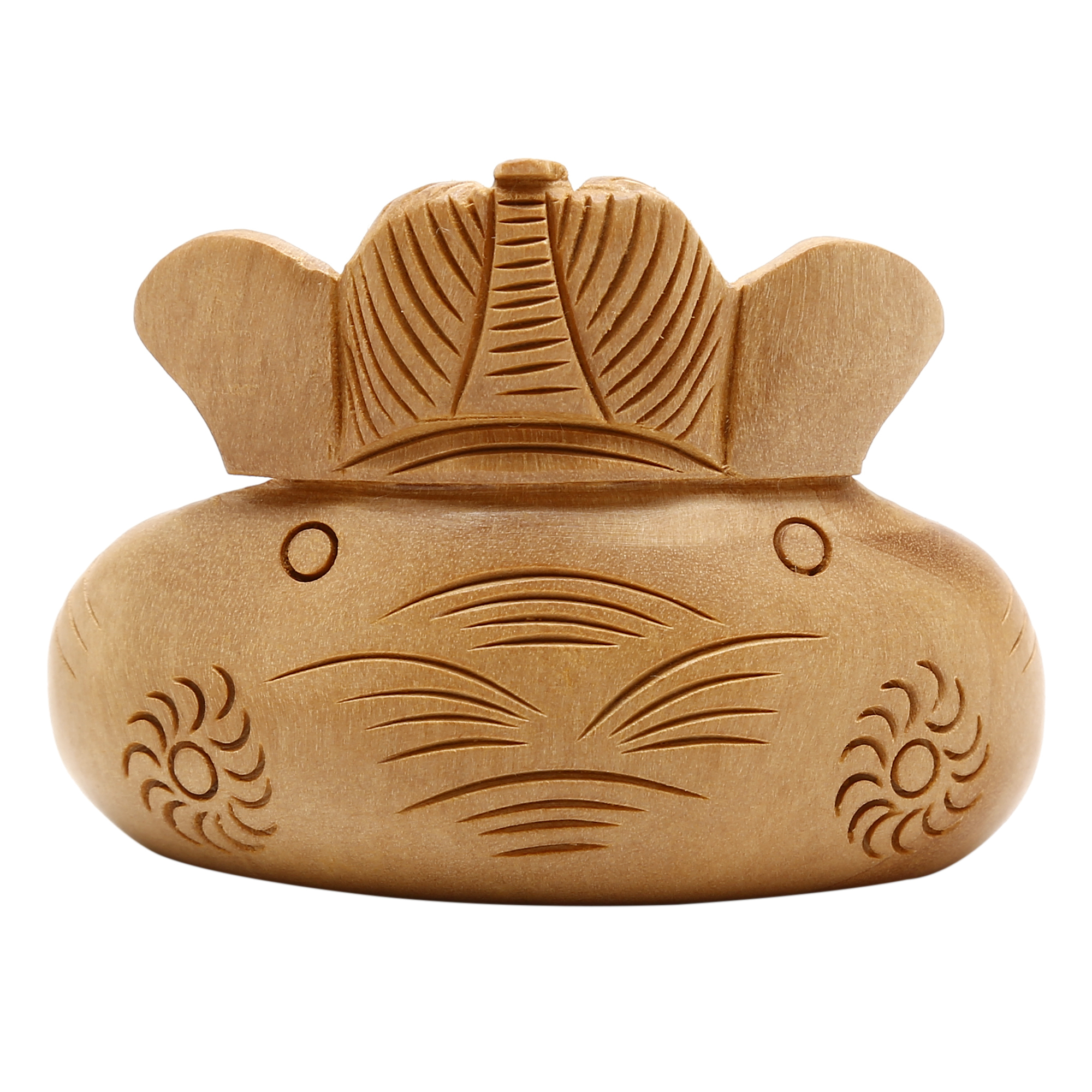 Wood Wooden Paper Weight Ganesha