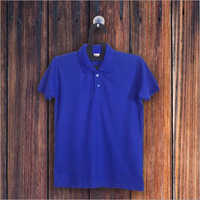 Available In Multicolour Mens Plain Collar T Shirt