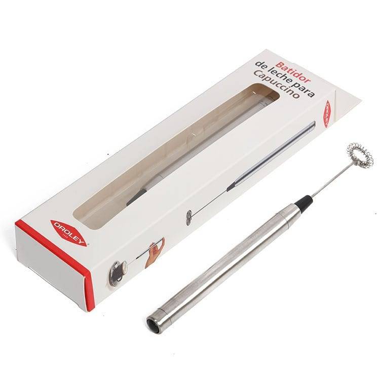 Milk Frother Pen Stainless Steel Battery Operated Coffee Whisk