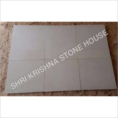 Dholpur White Stone - Sandstone, Custom Sizes Available, White Color, Density: 2.4 g/cm³, Thickness: 10-20 mm, Water Absorption: <1% | Ideal for Flooring & Wall Cladding