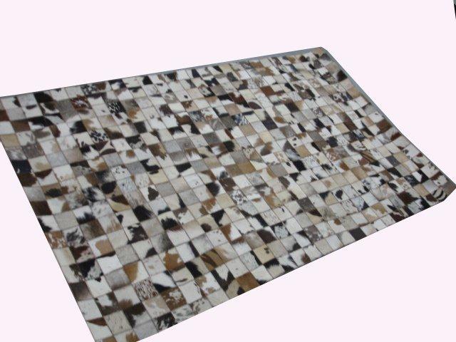 Available In Different Color Floor Leather Rugs