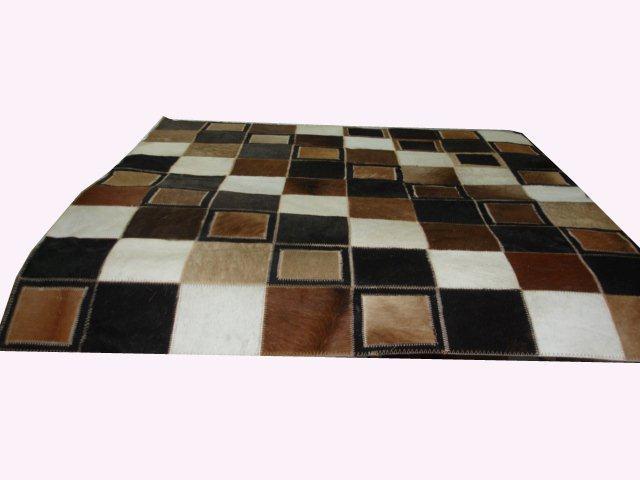 Available In Different Color Floor Leather Rugs