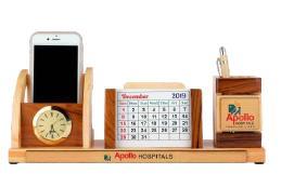 Pen Stand With Coaster Plate