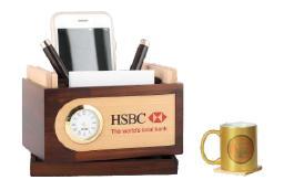 Designer Pen Stand With Coaster Plates