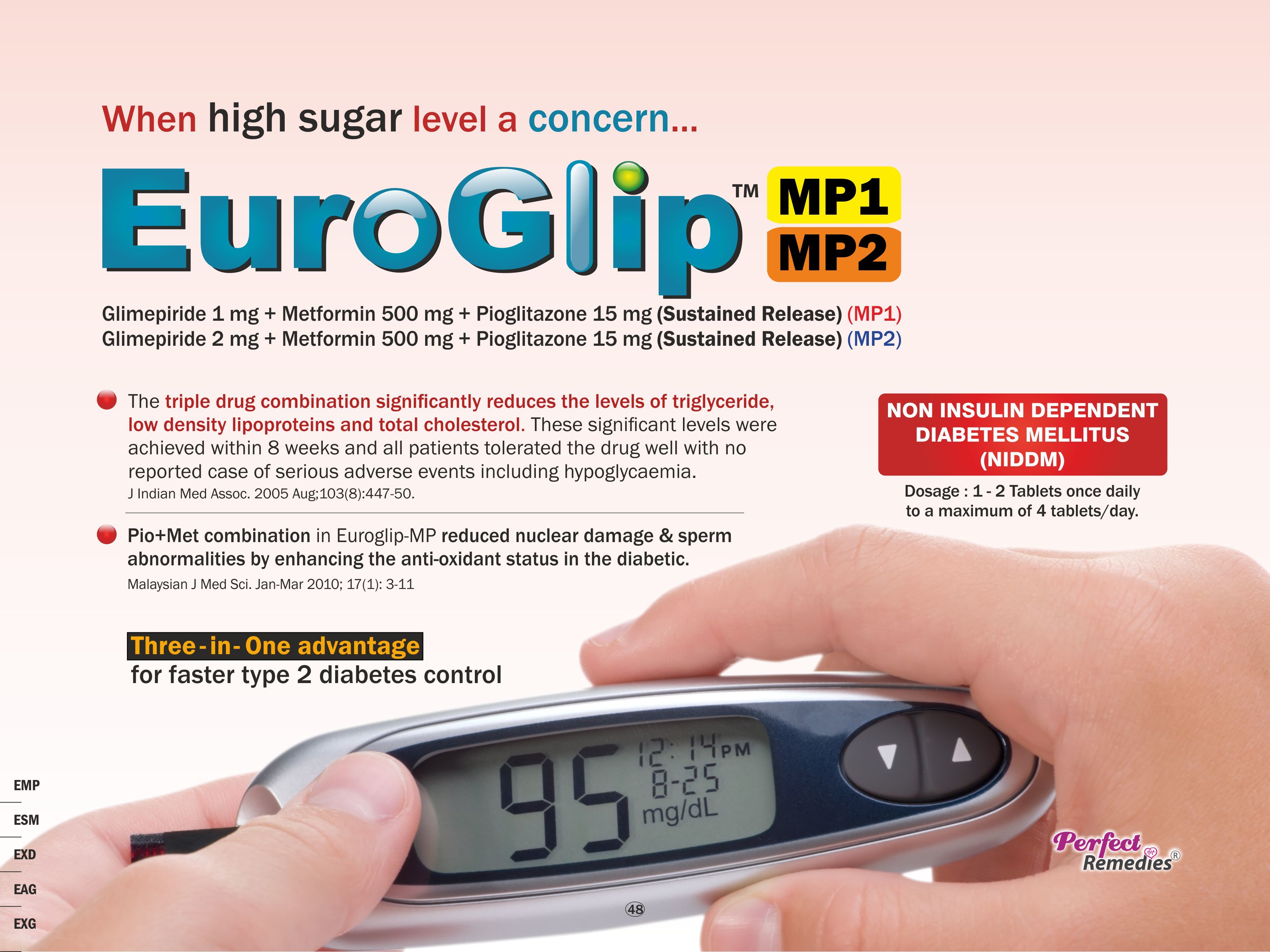 Glimperide, Metformin & Pioglitazone Combination (Extended Release) Specific Drug
