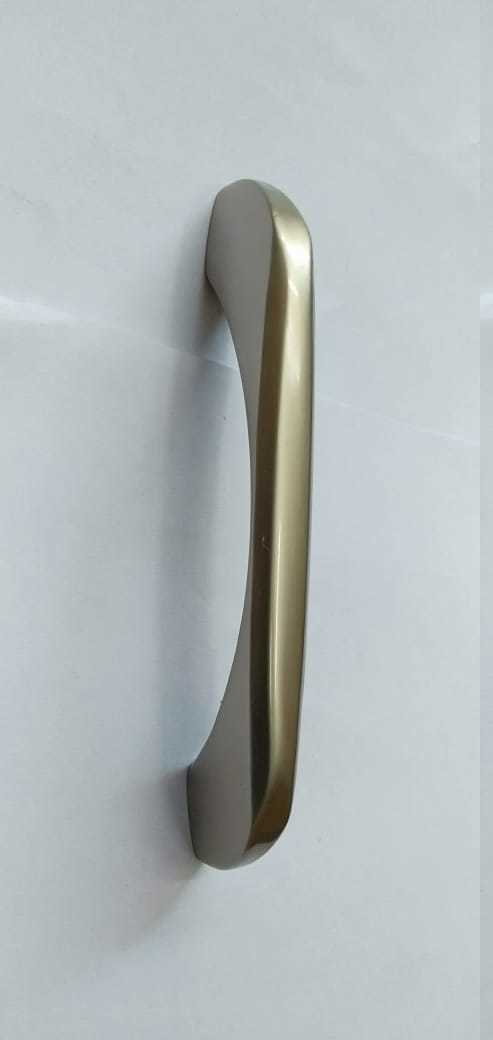 Door Handle - Iron With Stainless Steel Screen Netting, 8 Inch And Above, Steel Color, 750 Grams