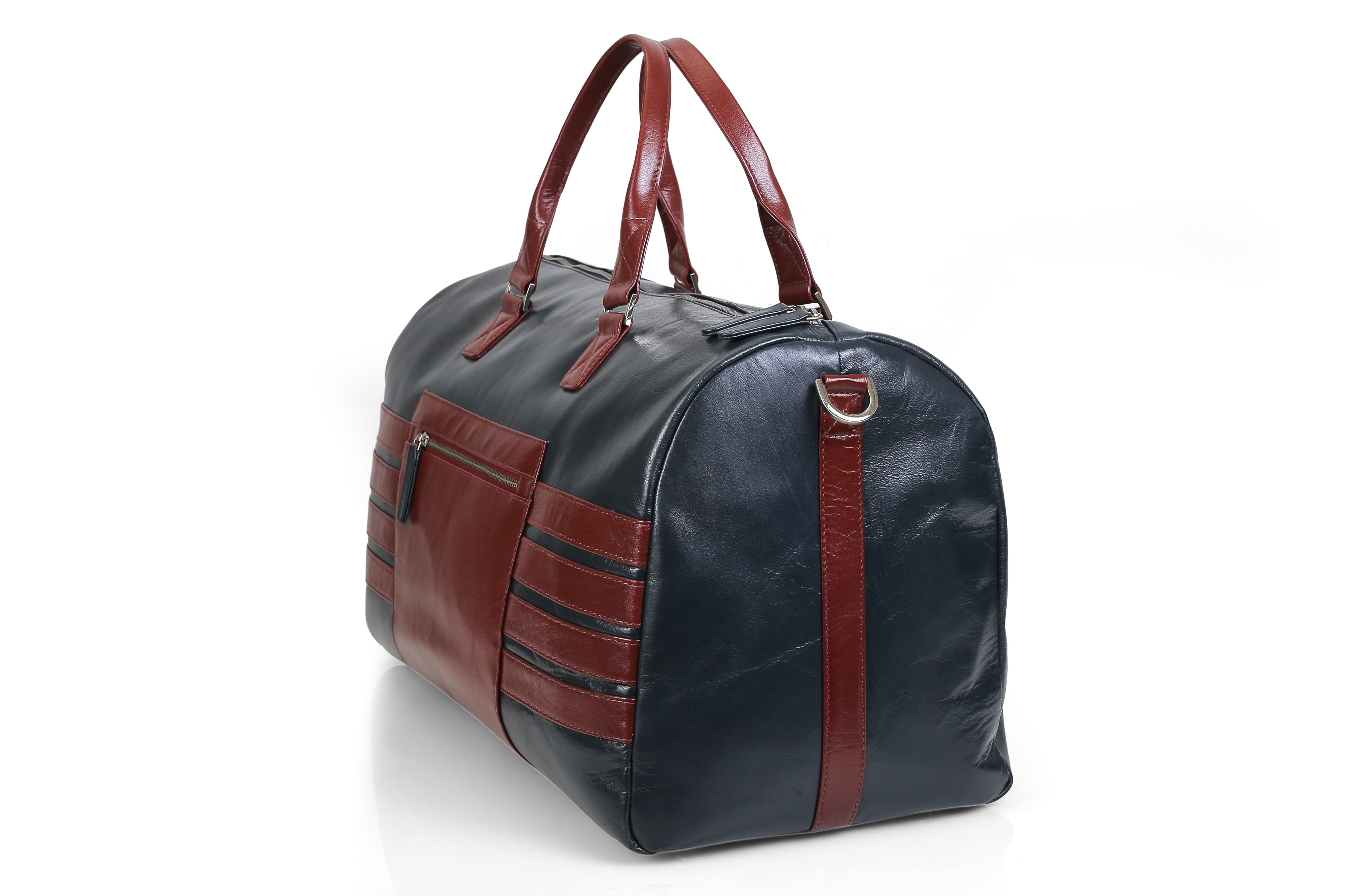 Unisex Leather Duffel Bag