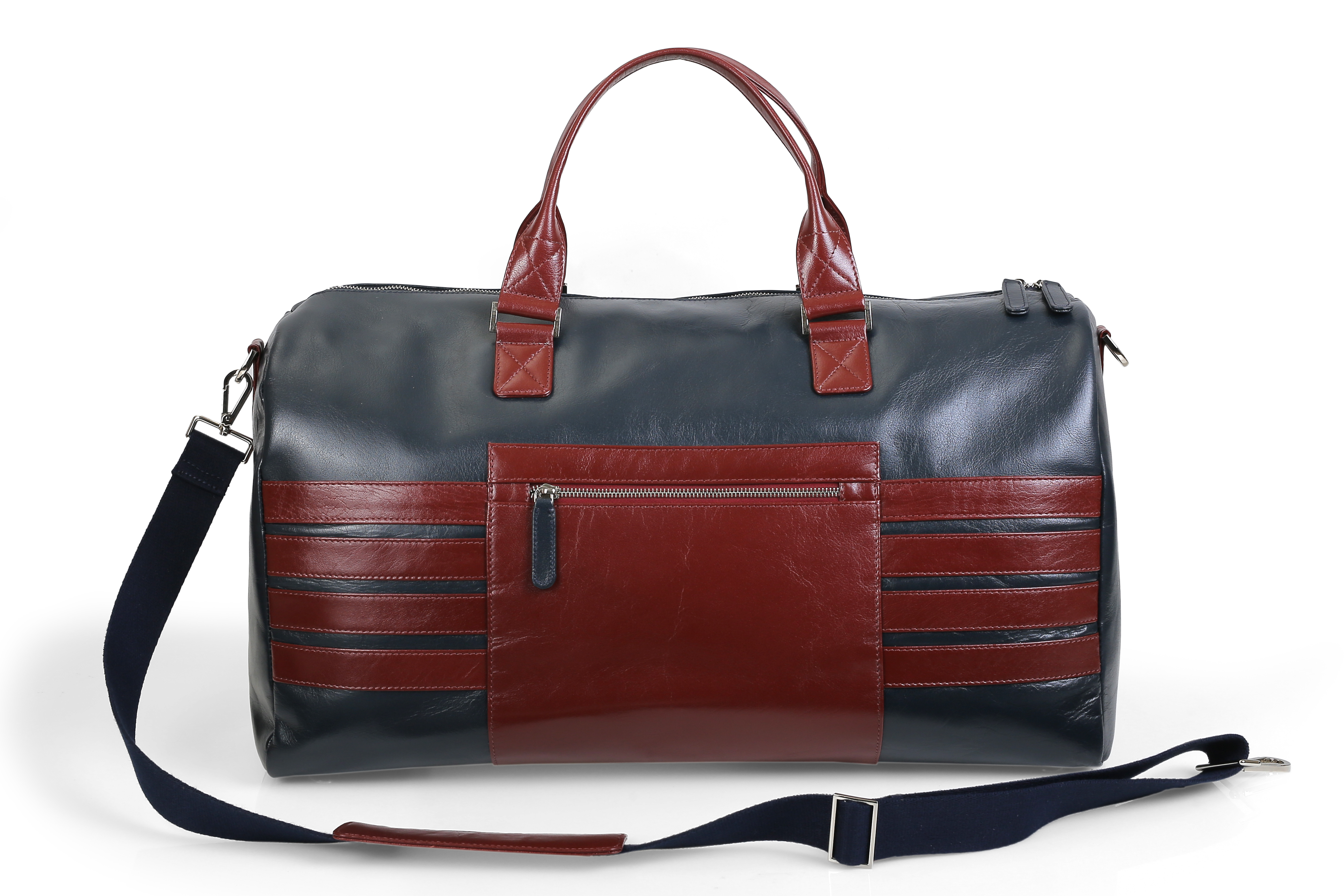 Unisex Leather Duffel Bag