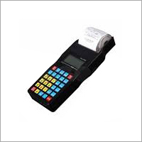Portable Billing Machine - Plastic, 150x80x50mm | LCD Display, Bluetooth Connectivity, Rechargeable Battery, Thermal Printer