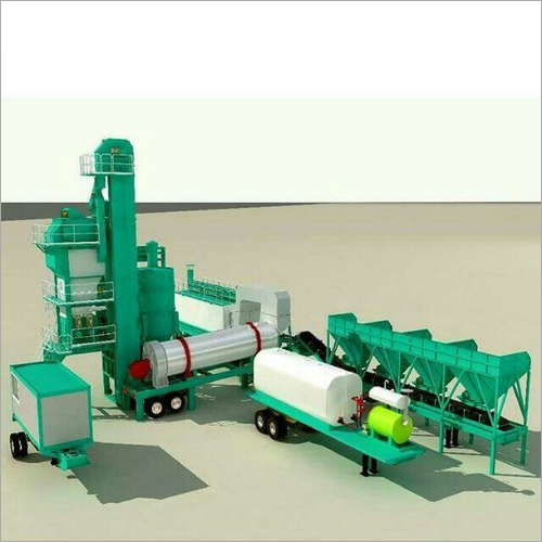 Asphalt Hot Mix Plant - 60-90 TPH Capacity, Steel Material, New Condition, A.C. Motor Power | Thermo Drum, LDO Fuel Type