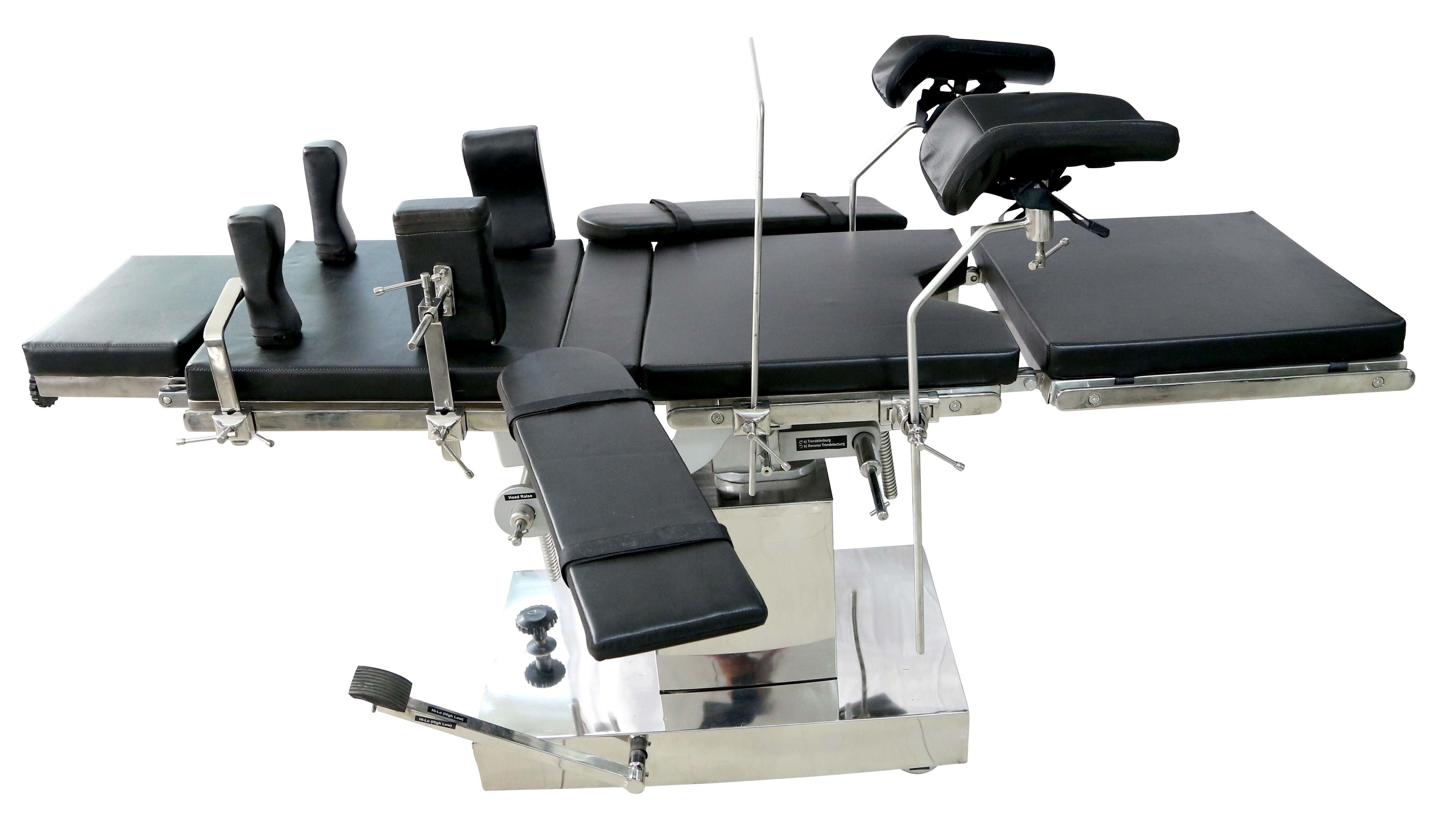 C Arm Compatible Ot Table - Stainless Steel, Height 29-39 Inches, Maximum Loading 500 Lbs | Durable, Foldable, Leg Rest And Backrest Functionality