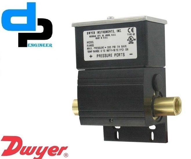 Dwyer Dxw-11-153-3 Differential Pressure Switch - 200 Psig Gas Measurement | Building Pressure Monitoring Device