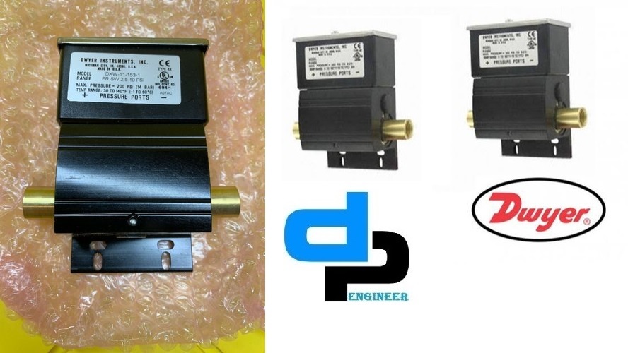 Dwyer Dxw-11-153-4 Differential Pressure Switch - Industrial Grade Panel Mount | Gas Pressure Measurement For Process Monitoring