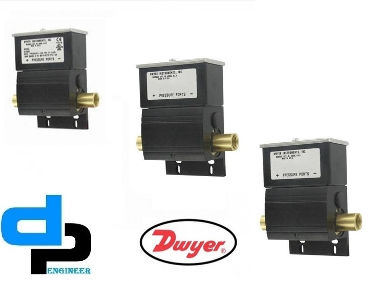 Dwyer Dxw-11-153-4 Differential Pressure Switch - Industrial Grade Panel Mount | Gas Pressure Measurement For Process Monitoring