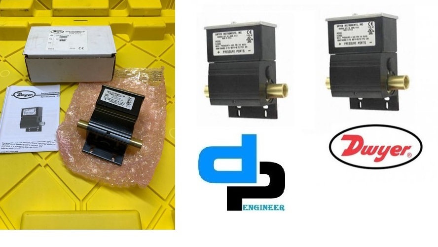 Dwyer Dxw-11-153-4 Differential Pressure Switch - Industrial Grade Panel Mount | Gas Pressure Measurement For Process Monitoring