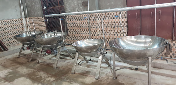 Stainless Steel Automatic Steambased Khoya Making Machine