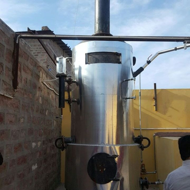 Its Semi Automatic Machine And Running Cost Is Very Low Rather Then Gas And Diesel Bhatti. Steam Based Non Ibr Boiler For Making Khoya / Mawa