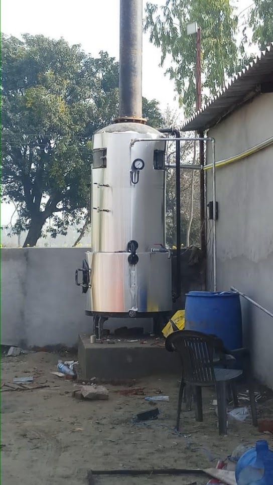 Its Semi Automatic Machine And Running Cost Is Very Low Rather Then Gas And Diesel Bhatti. Steam Based Non Ibr Boiler For Making Khoya / Mawa