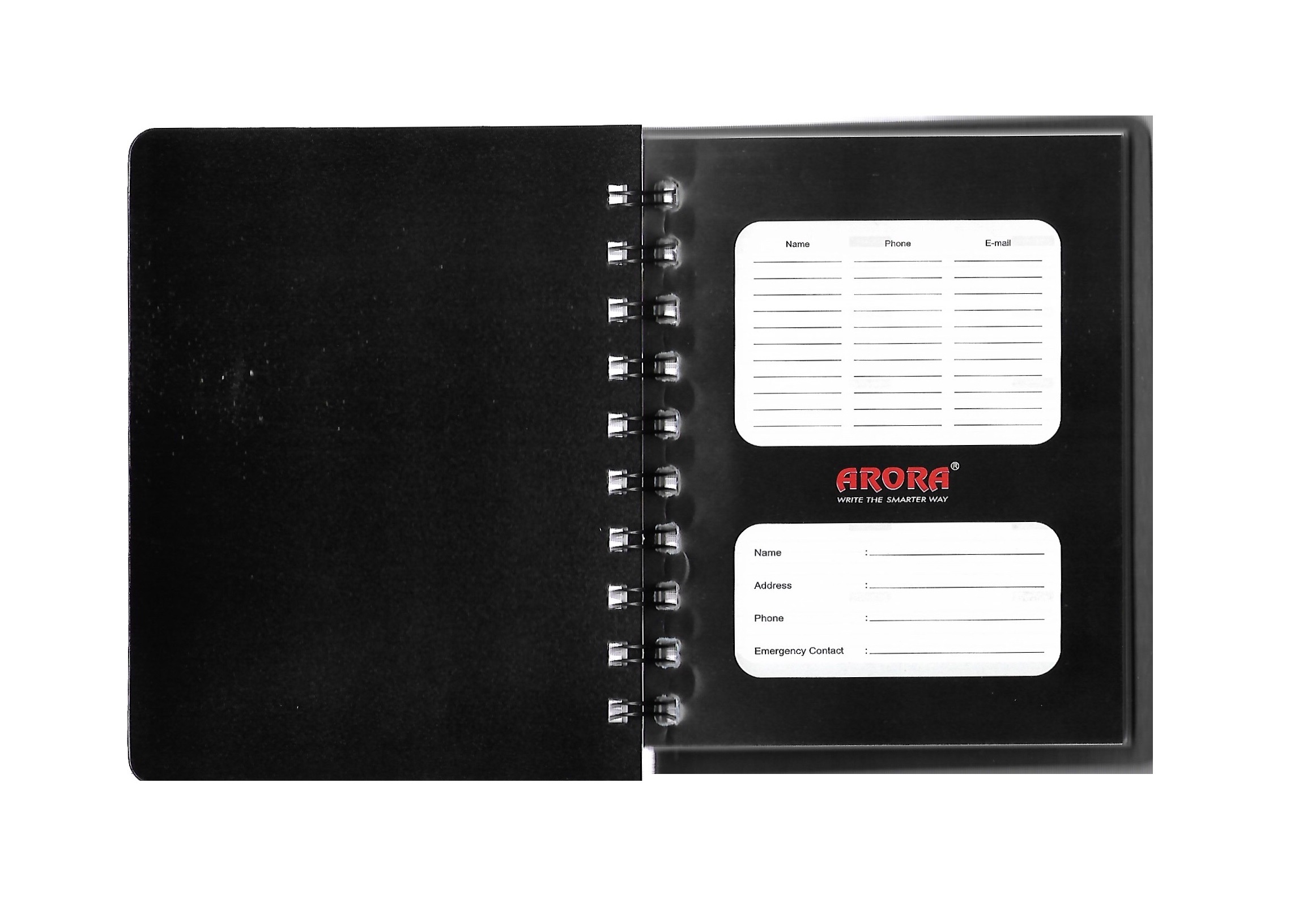Royal Size Single Subject Wiro Notebook - Durable Polycover, 10.8 X 14 Cm, 70 Gsm, Single Ruled, 160 Pages | Micro-perforated Sheets, Pen Holder, Rounded Corners