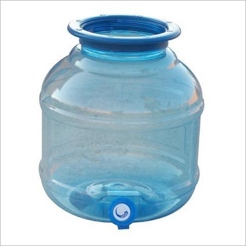 Plastic Water Dispenser Jar - Plastic Material, Lightweight Design | High Durability, Leakage Proof, Easy Water Transport for Events