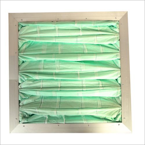 Compact Pocket Filter - Aluminium, 610x610x300mm, 99% Particulate Efficiency Down To 3 Micron, Durable - Easy To Maintain, Industrial Use