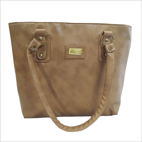 Pu Plain Shoulder Bag