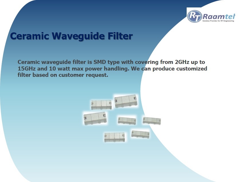 Rf Ceramic Waveguide Filter
