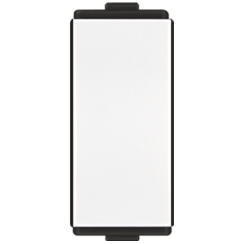 Pressfit Edge Modular 6 Amp. Electrical Switches - Plastic Material, Flexible Design, Elegant White Color, Screwless Installation, High Safety Levels
