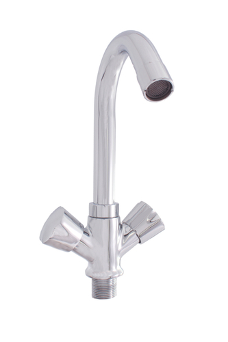 Brass Center Hold Basin Mixer