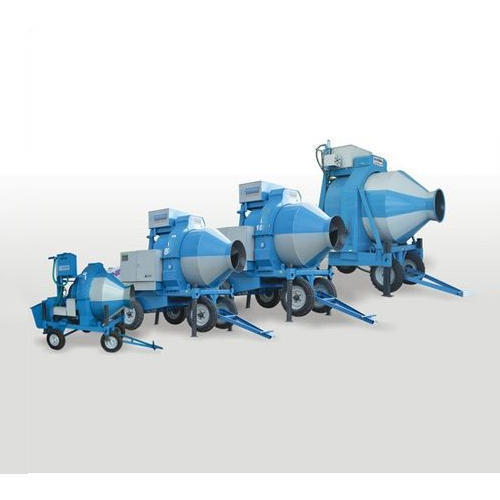 Reversible Concrete Mixer - Stainless Steel, 12m3/hr Discharging Volume, 250 Liter Water Tank Capacity | Brand Crompton, Heavy Duty Chassis, Electric Power Source