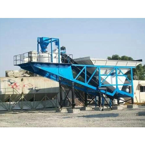 Stainless Steel Pan Mixer Concrete Batching Plant