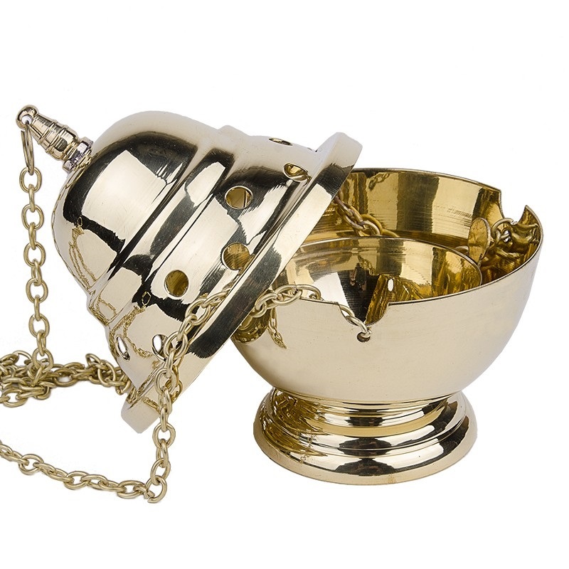 Brass Church Censer With Boat