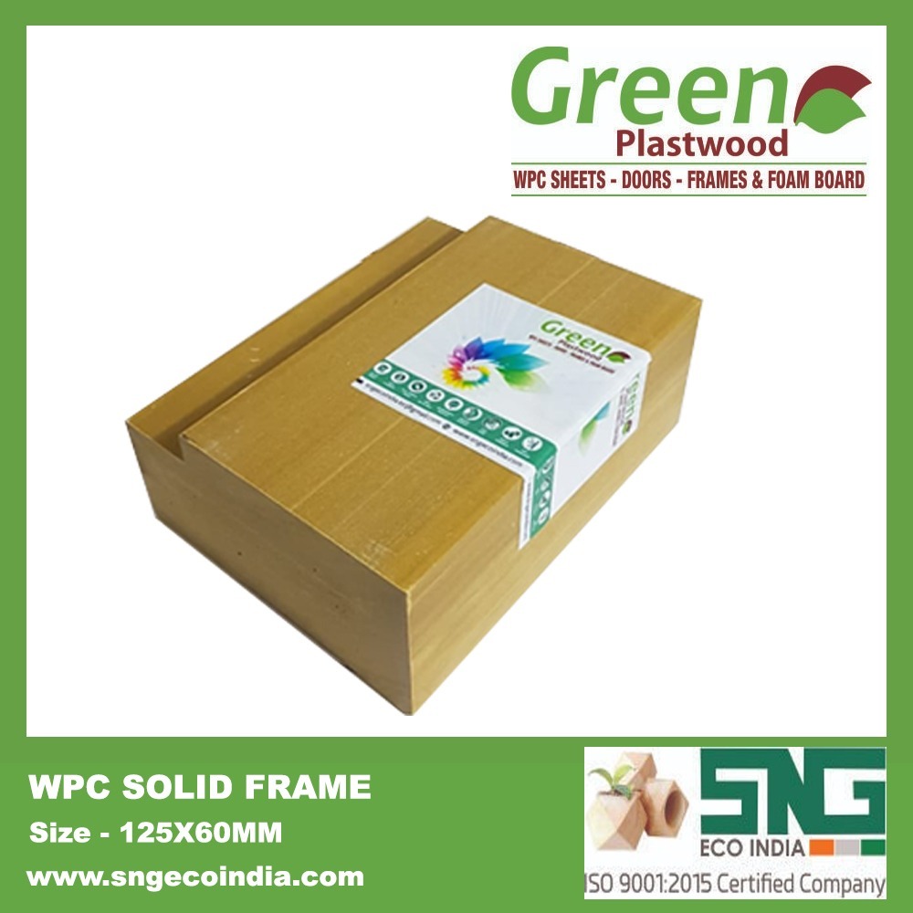 Wpc Door Frame - Color: Ivory & Brown