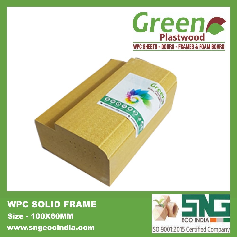 Wpc Door Frame - Color: Ivory & Brown